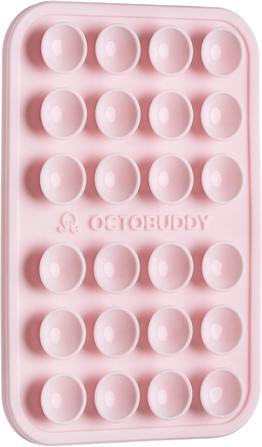 24 silicone suction cups for strong multi-point grip on smooth surfaces
