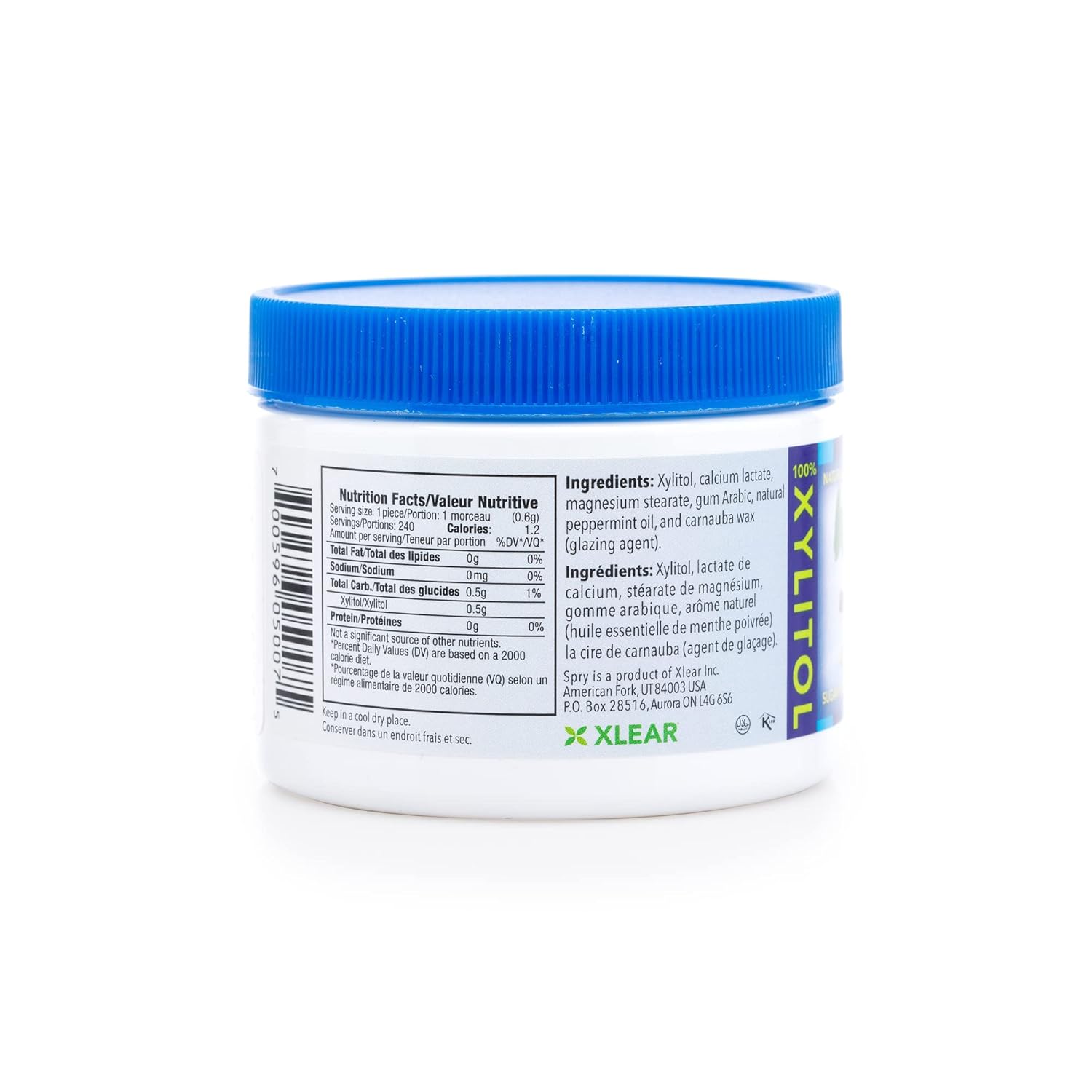 240-count bulk container for extended daily use