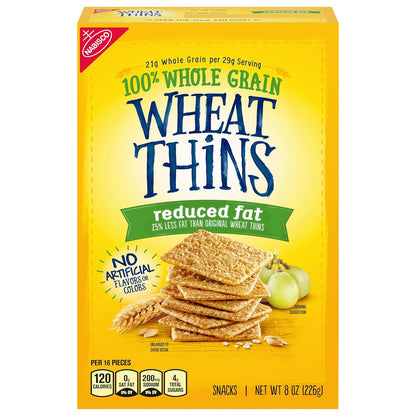 25% less fat than original wheat thins formulation
