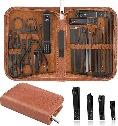 26-piece manicure and pedicure tool set