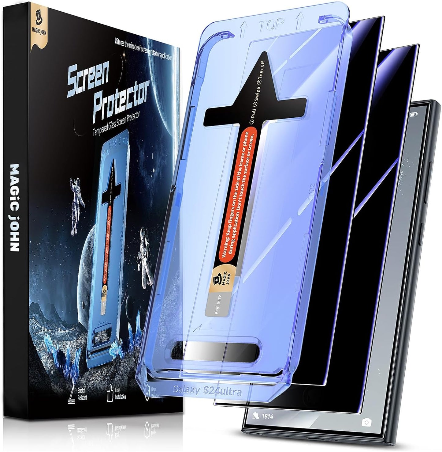 28° anti-spy privacy tempered glass layer