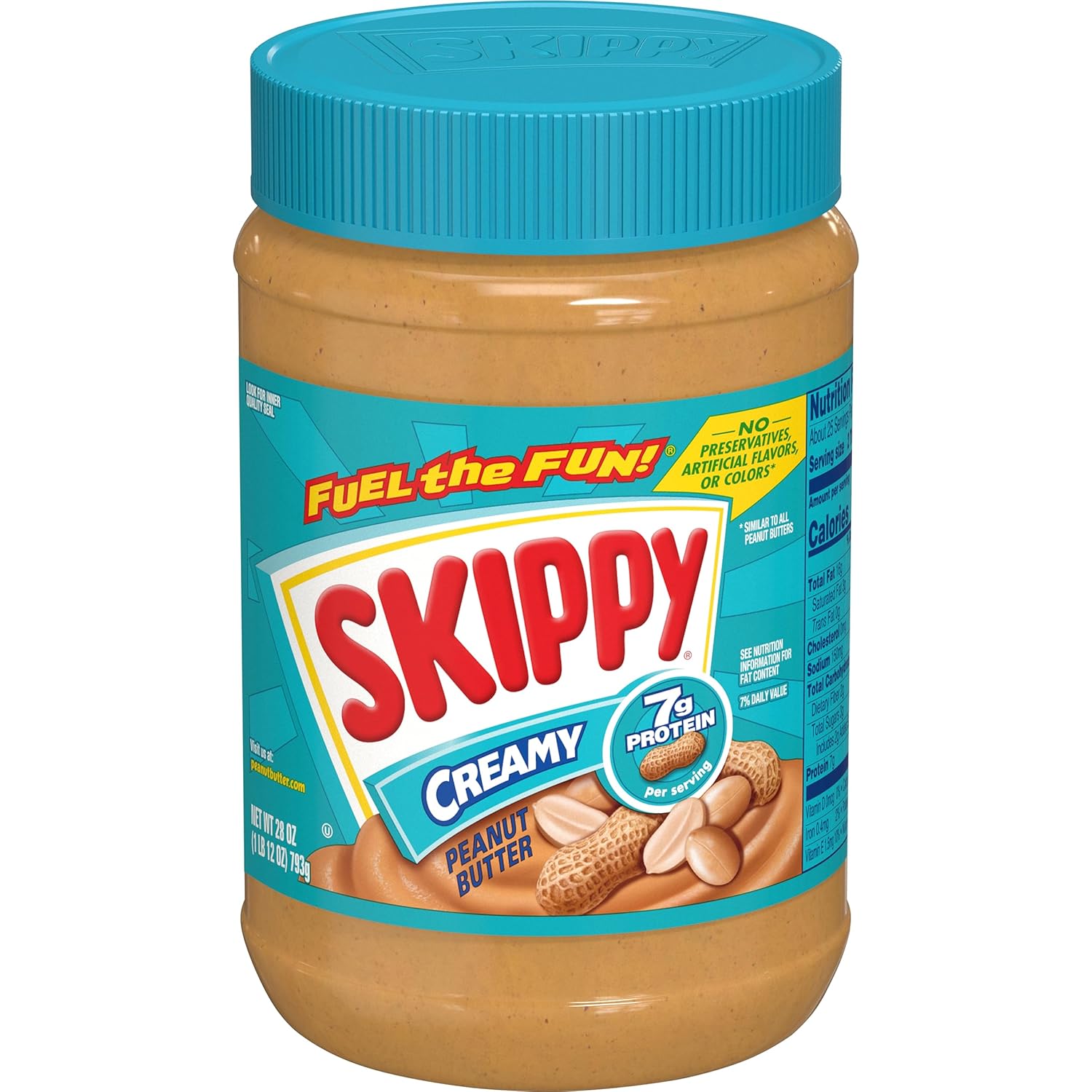 28-ounce single plastic jar