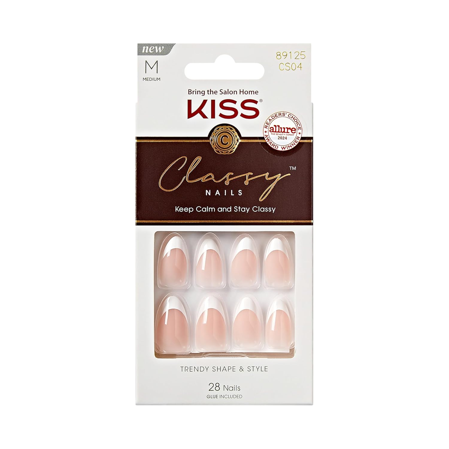 28 press-on nails included in one kit for a full set or spares