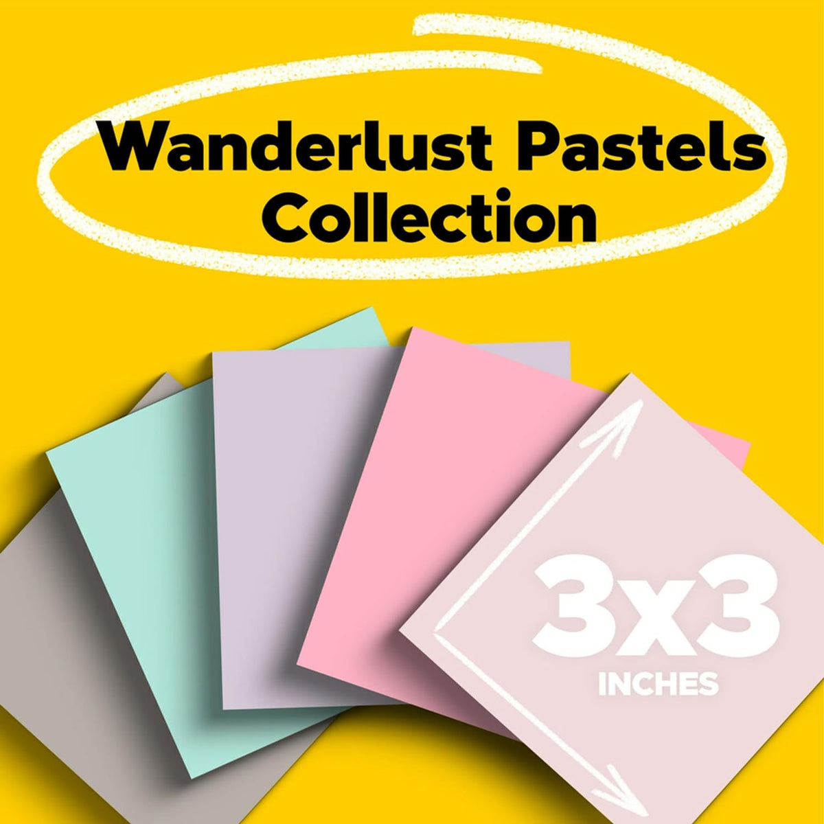 2x the sticking power of standard sticky notes using upgraded adhesive