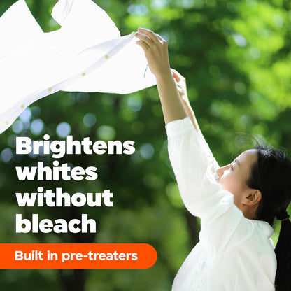 2x whitening power compared to leading bargain detergent