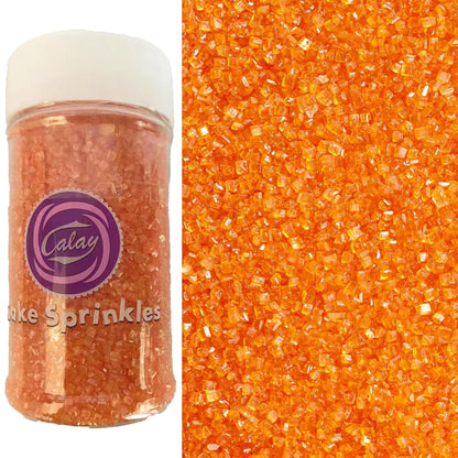 3.2 oz (90 g) bottle containing medium-coarse sanding sugar crystals