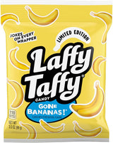 Laffy Taffy Mini Bar Bag, Banana, Chewy Taffy Candy, 3.5 oz – Portable Trick-or-Treat and Pinata Filler for Outdoor Events