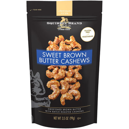 3.5 oz resealable stand-up bag with single-serve and 2-pack options across the line
