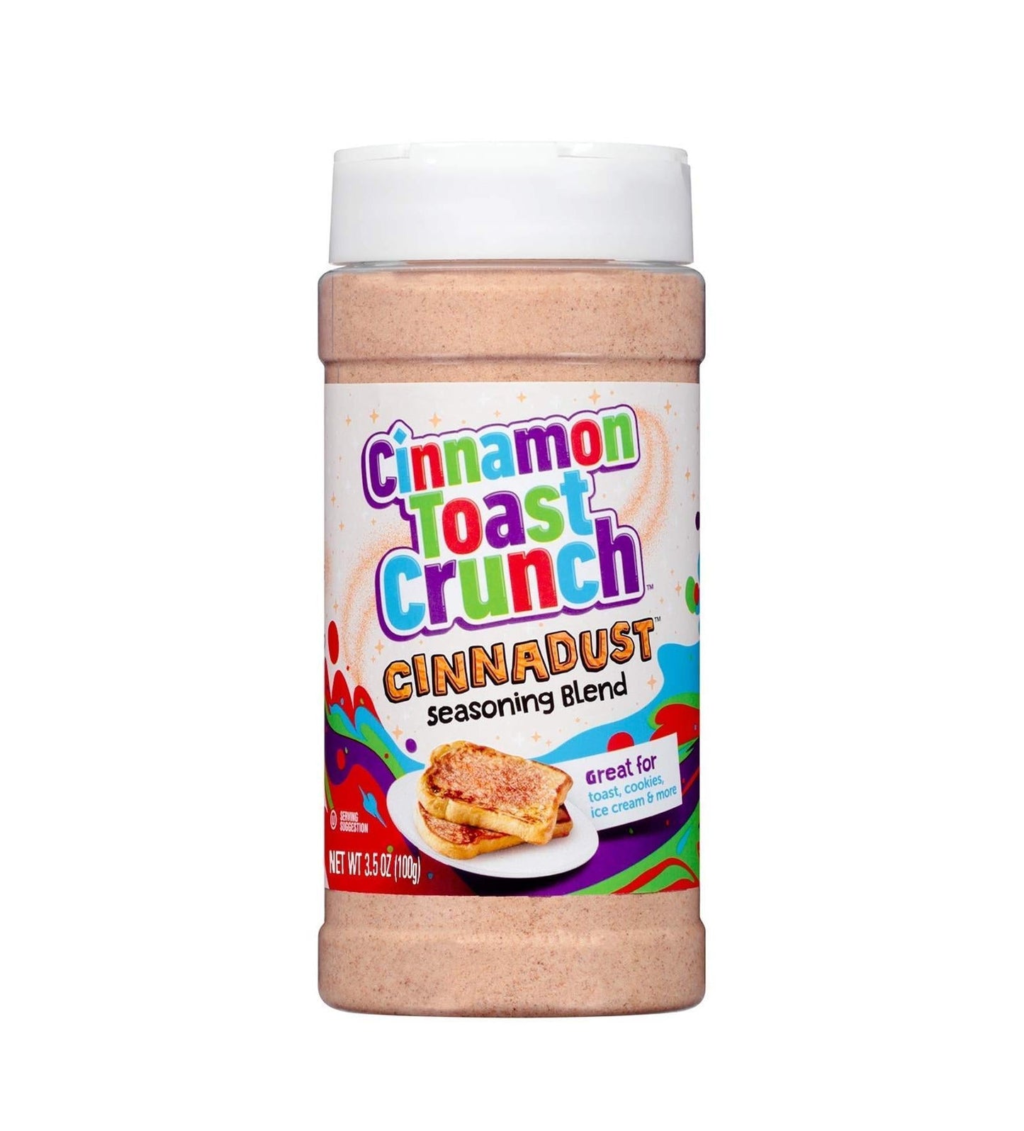 3.5 oz shaker-style container sized for repeated home use