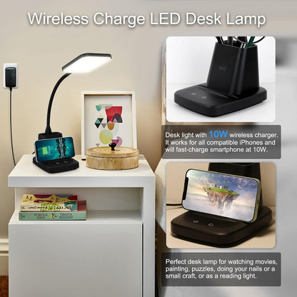 3 color temperature modes (warm, excellent, daylight) with stepless 5%-100% dimming via touch controls
