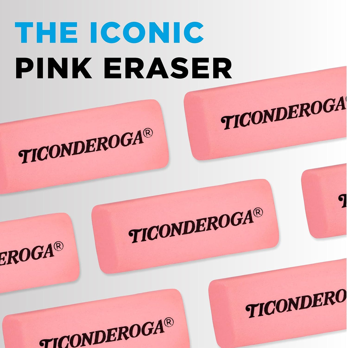 3 erasers per pack