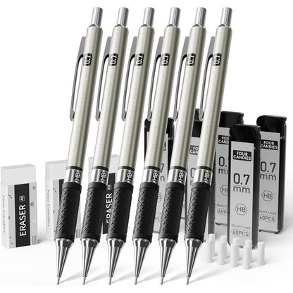 3 erasers plus 9 eraser refills included
