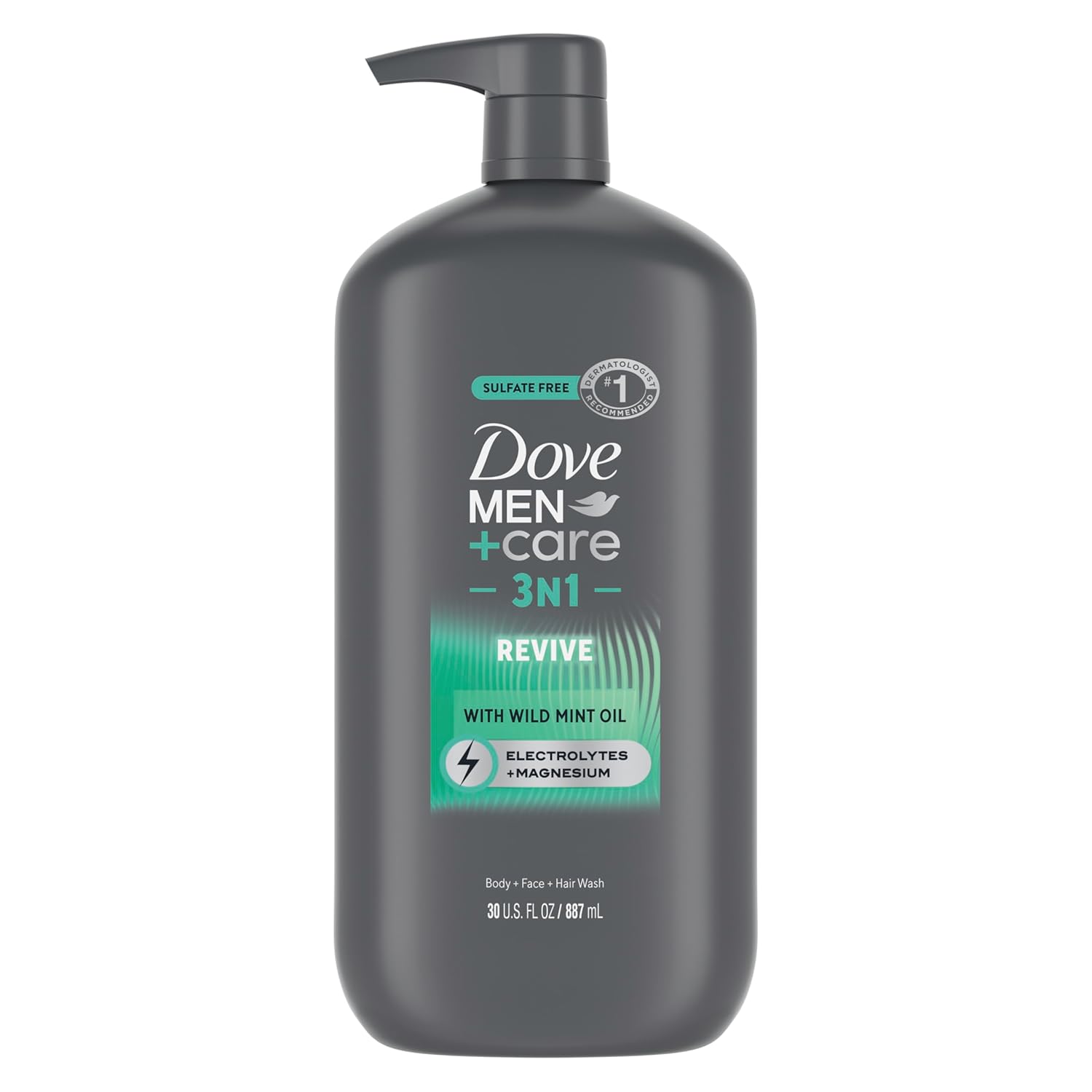 3-in-1 body and face wash formula in a single gel product