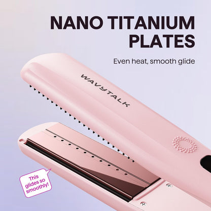 3-in-1 functionality: straightens, loose curls, and flips ends