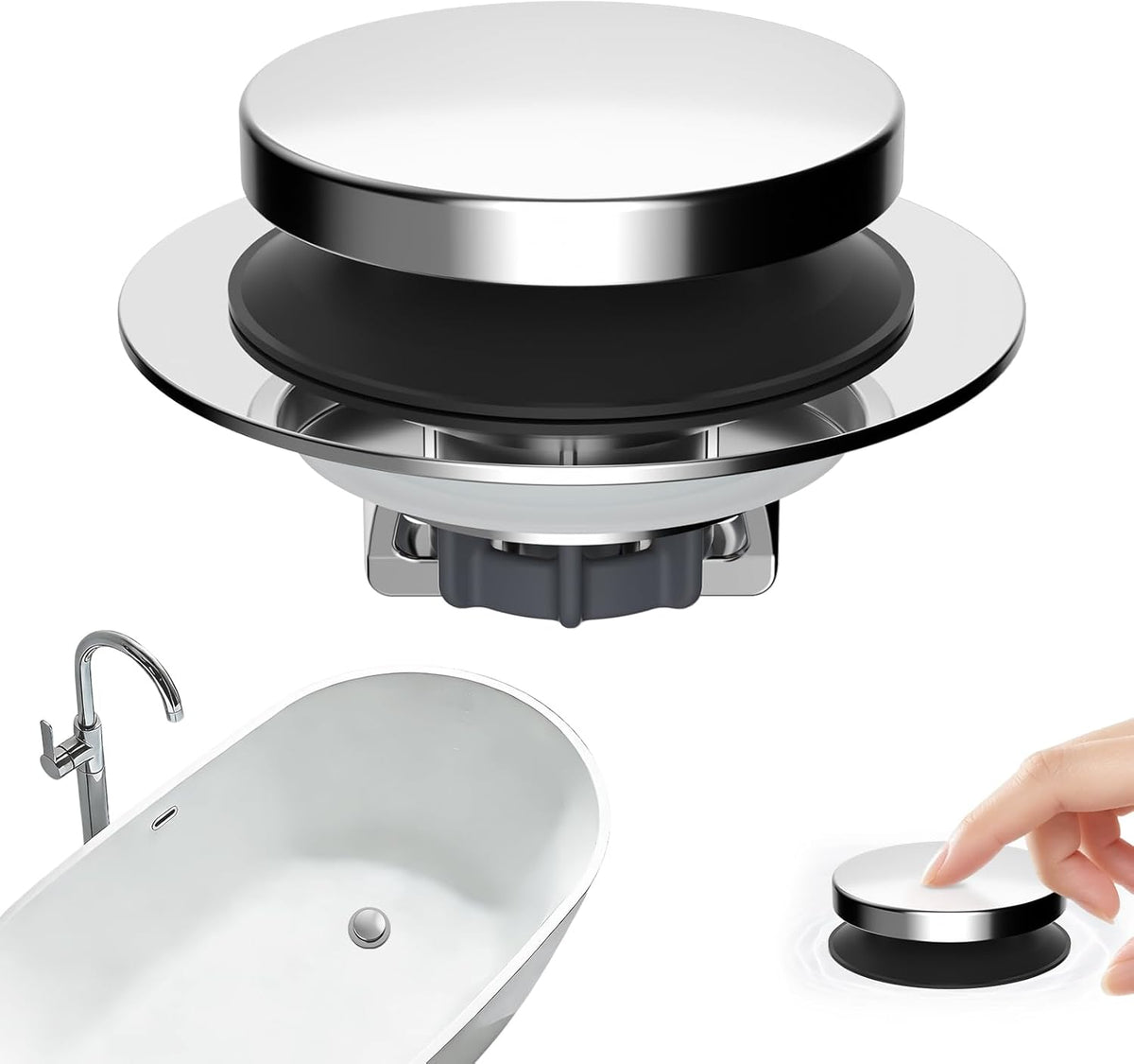 3-in-1 integrated design for water storage, rapid drainage, and filtration
