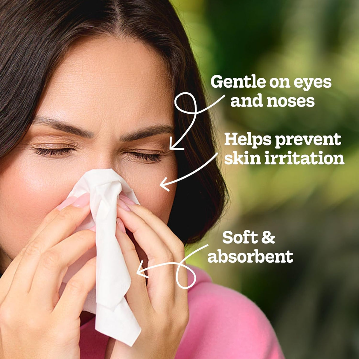 3-layer construction designed for silky softness and up to 100% irritation-free use