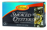 Roland Foods Premium Smoked Oysters in Oil – Thoughtful Gourmet Gift for Mom, Ready-to-Eat Tinned Seafood for Charcuterie Lovers