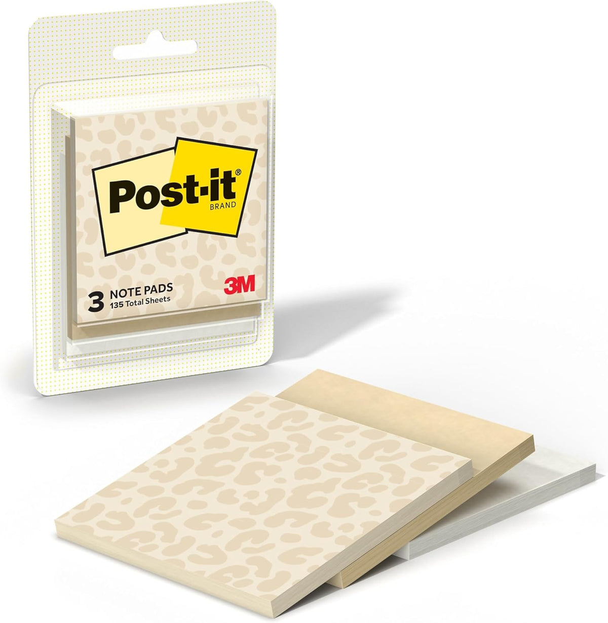 3-pack bundle with 45 sheets per pad for extended use