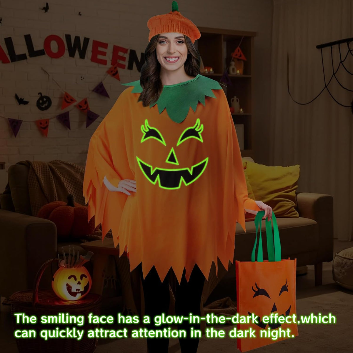 3-piece complete set (costume + hat + bag)