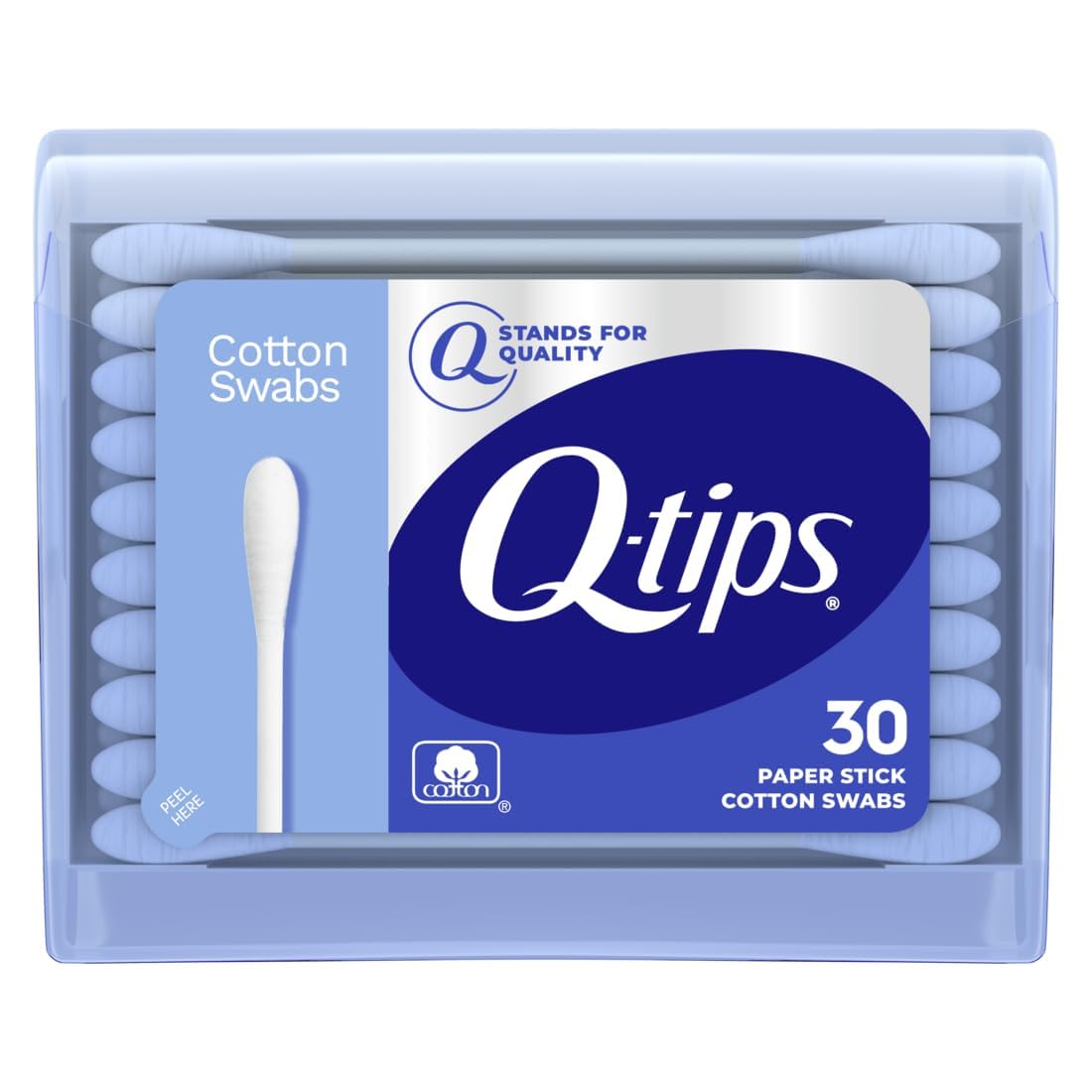 30-count portable pack with flip-top lid