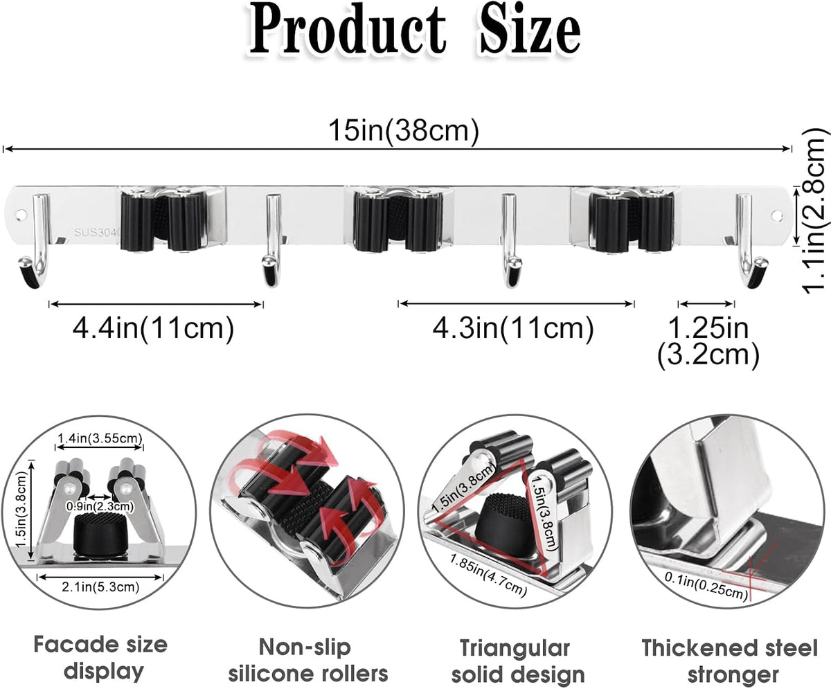 30 lb load capacity with screw mount, 8 lb with self-adhesive