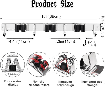 30 lb load capacity with screw mount, 8 lb with self-adhesive