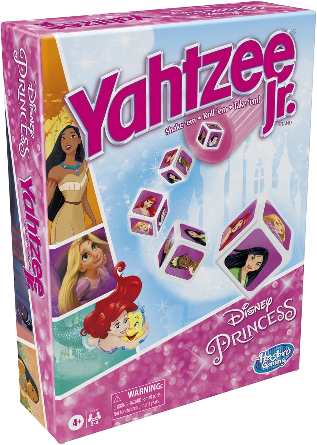 30 scoring tokens including one 'wild' princess token for flexible matching strategy