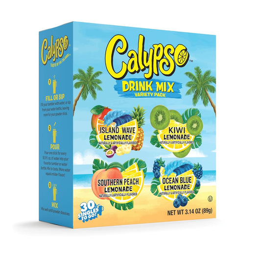 30 single-serve powdered stick packets per box for portion control and portability