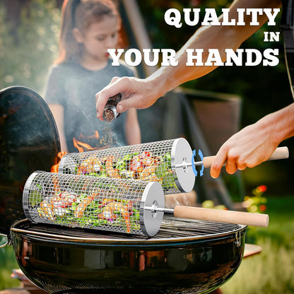 304 food-grade stainless steel body, wire mesh, and cover plates with mirror polish finish