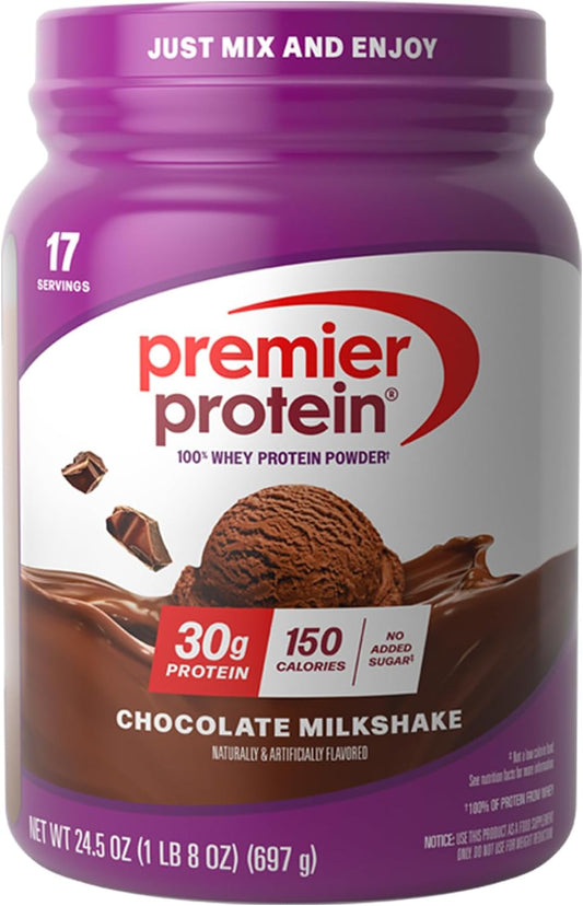 30g protein per serving from 100% whey with all essential amino acids
