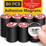 MagnetWorks Self-Adhesive Magnetic Dots – Home Office Desk Organizer for Sticky Notes & Memos