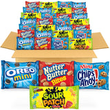 OREO, CHIPS AHOY!, SOUR PATCH KIDS & Nutter Butter Mini Variety – Individually Wrapped Kids Snack Packs for Lunchboxes