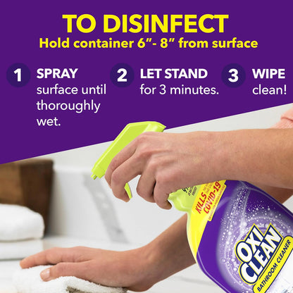 32 oz bottle size suitable for multiple weekly bathroom cleanings