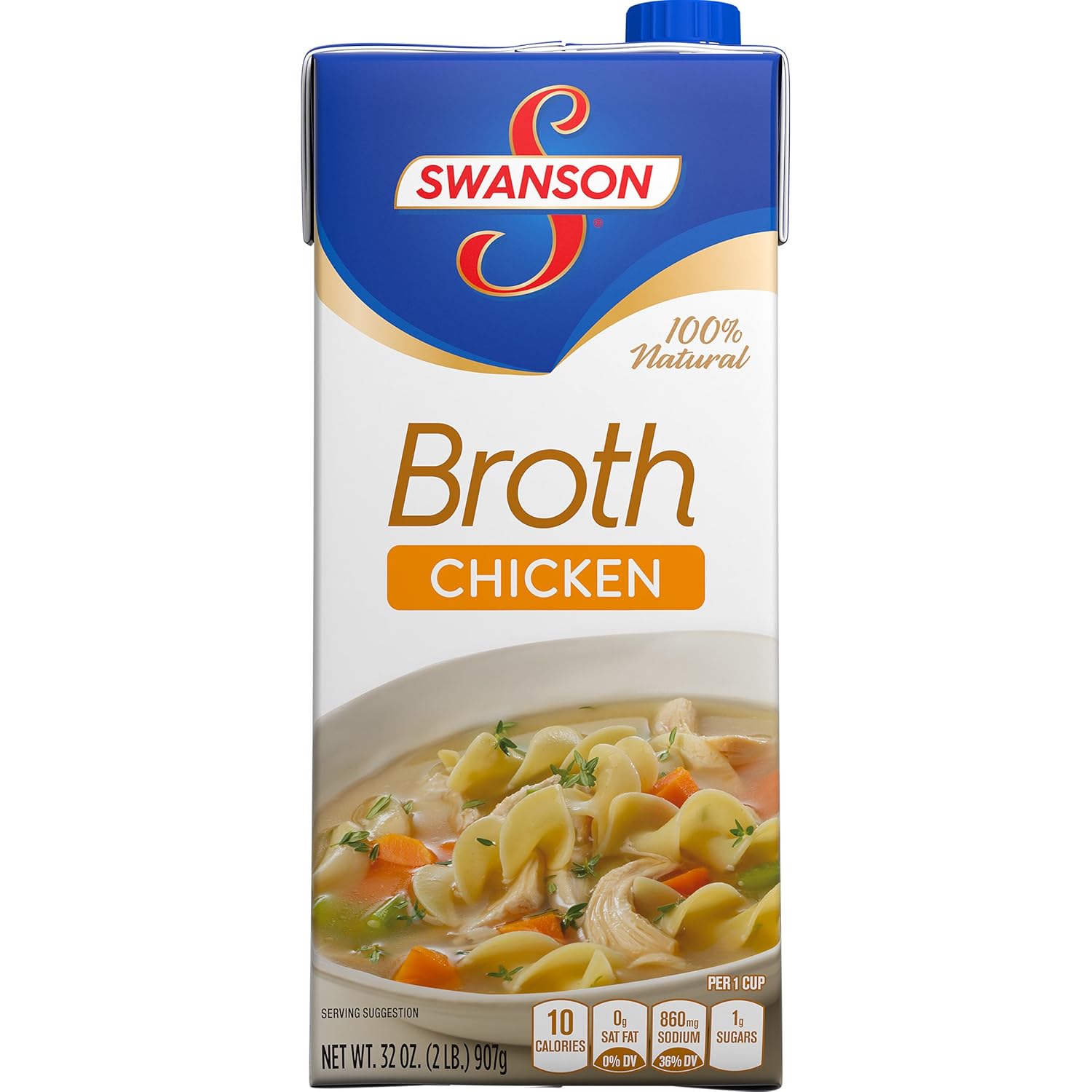 32 oz resealable twist-cap carton (sold in pack of 6, 192 oz total)