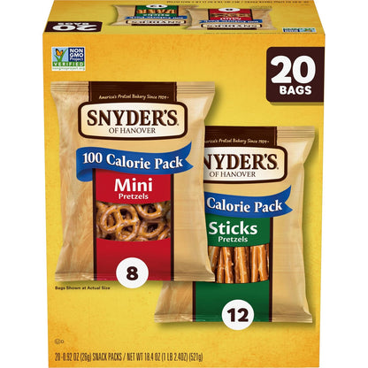36 individually wrapped single-serve bags (9 of each flavor)