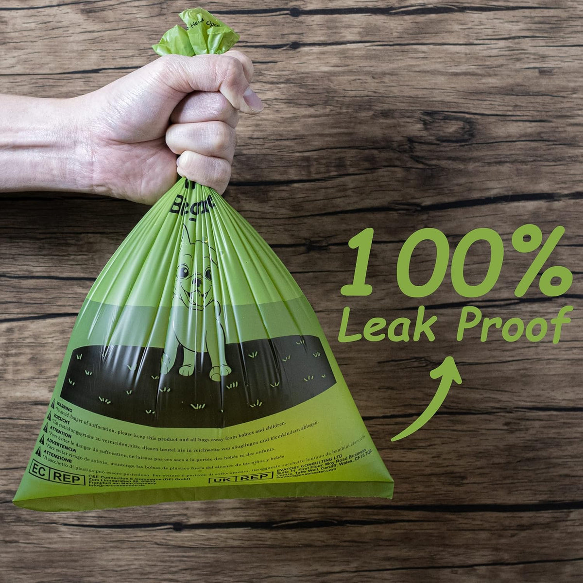 36 rolls per pack, 15 bags per roll, total 540 count (9-month supply at 2/day)