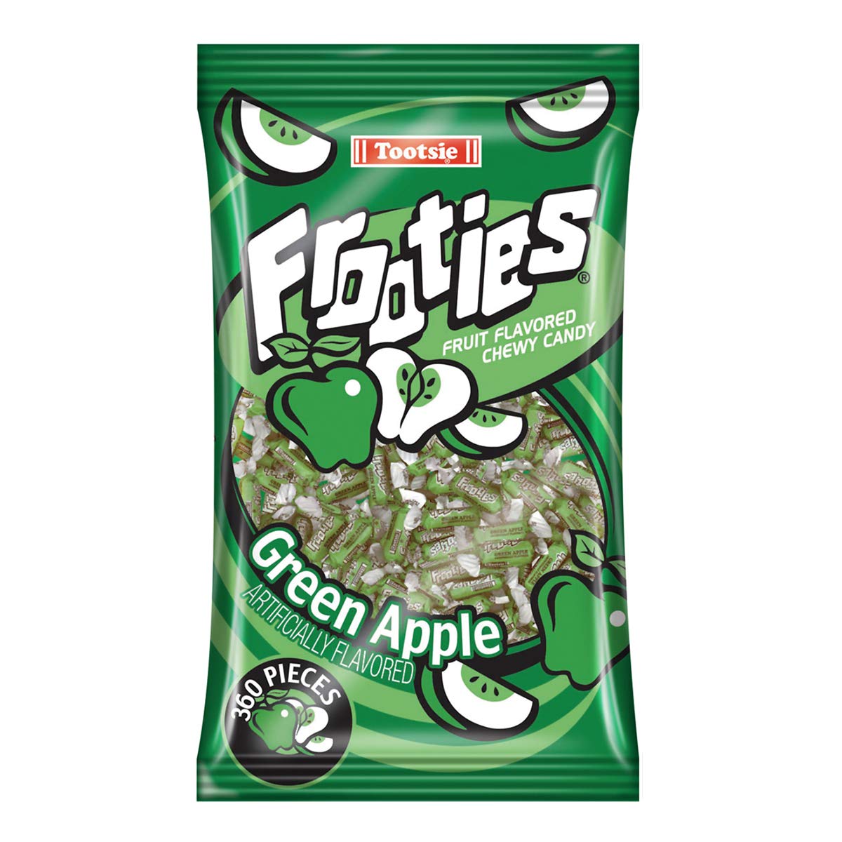 360 individually wrapped pieces per 2-pound (38.8 oz) bag