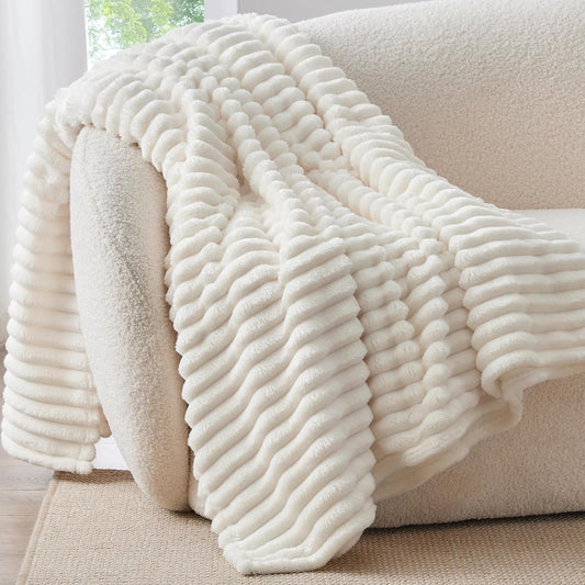 3d ribbed textured stripe pattern with raised dimensional weave