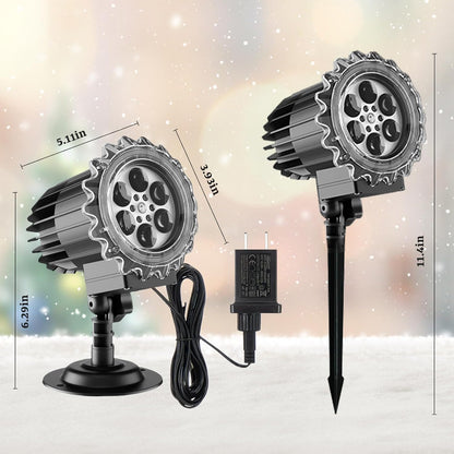 3D Snowflake Projector Light – Thoughtful Christmas Gift for Grandparents' Home