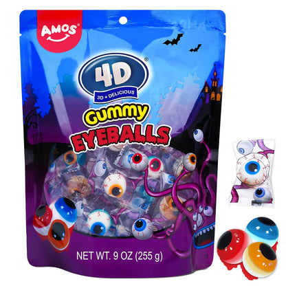 3d three-layer eyeball-shaped gummy design for maximum visual realism