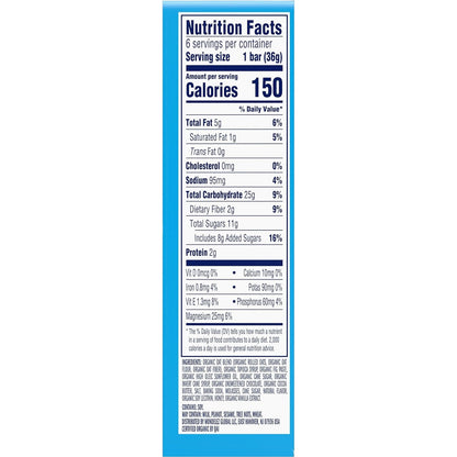 3g dietary fiber and 2g protein per 40g serving