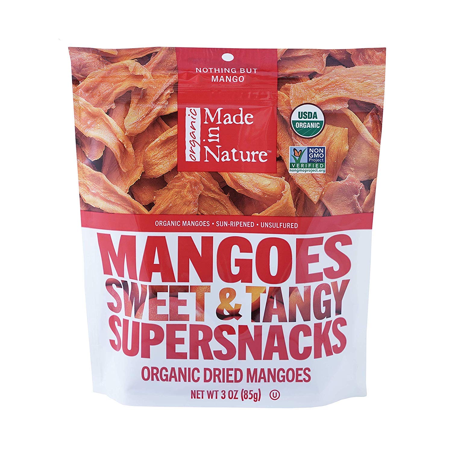 3oz single-serve pouch sized for portable snacking