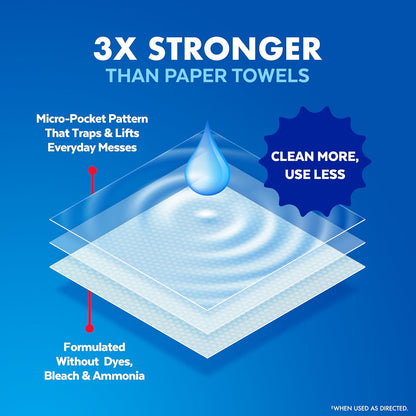 3x stronger material construction compared to standard paper towels