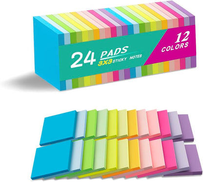 3x3 inch portable size with 42 sheets per pad