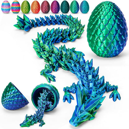 4.53–4.92 inch crack-open egg shell with surprise dragon hidden inside