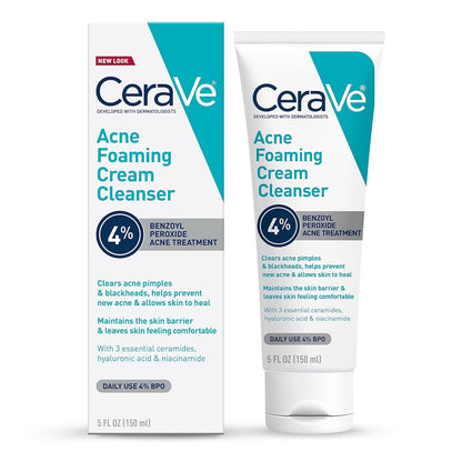4% benzoyl peroxide active acne-fighting ingredient
