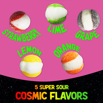 4 flavor/size variants: original 8oz, original 4oz, sour 4oz, tropical 4oz