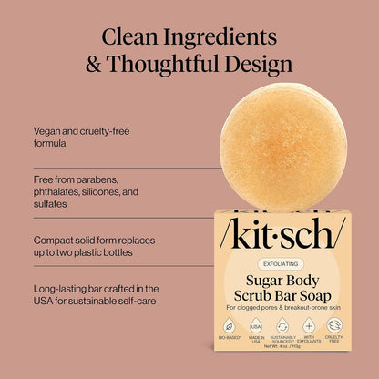 4 oz bar soap format that lathers like a traditional body soap