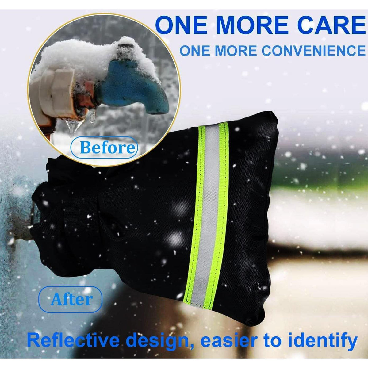 4-pack bundle allows coverage of multiple exterior spigots in a single order