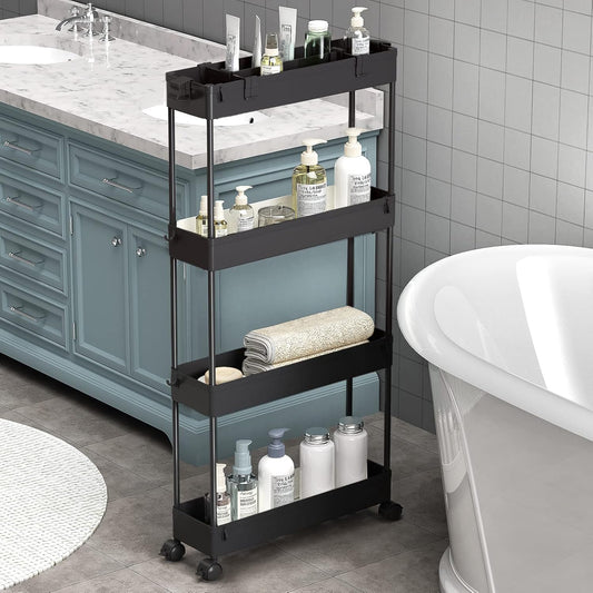 4-tier design with differentiated 12.5-inch lower and 9.2-inch upper tier heights